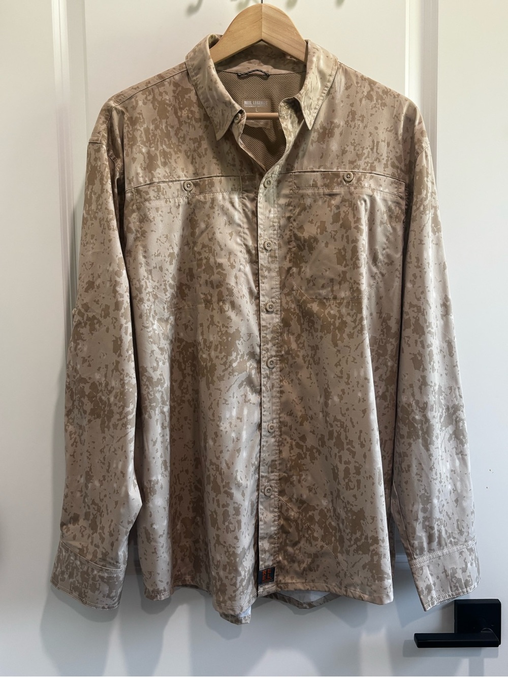 Reel Legends Light Tan Performance Mesh Jacket